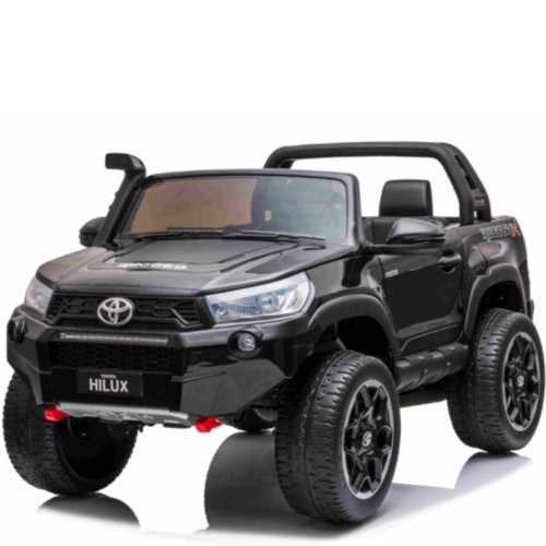 Toyota kinderauto Toyota Hi-Lux 12V 2 Persoons Kinderauto Zwart Toyota kinderauto Toyota Hi-Lux 12V 2 Persoons Kinderauto Zwart