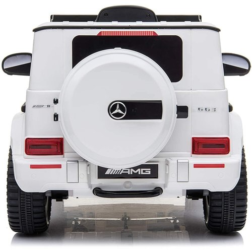 Mercedes kinderauto Mercedes G63 AMG Cabrio 12V Kinderauto Wit