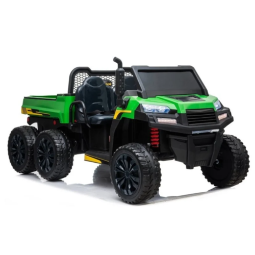 GatorXL 12V 2-Persoons Elektrische Kindertractor Groen GatorXL 12V 2-Persoons Elektrische Kindertractor Groen