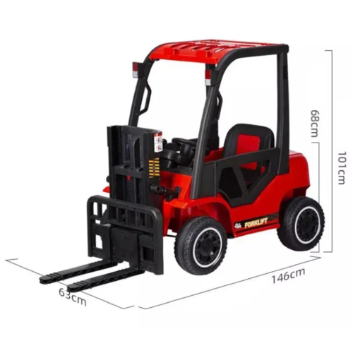 Elektrische kinder Heftruck/Vorklift 12v rood