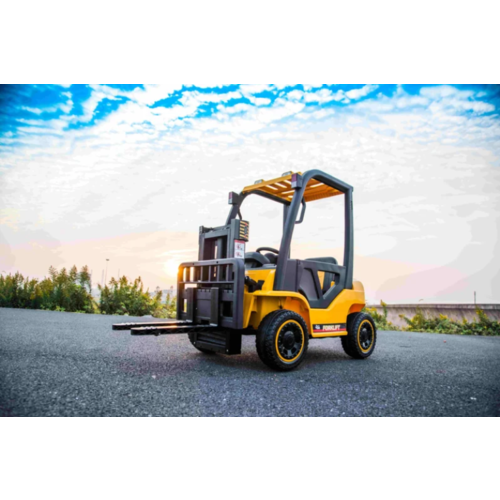 Elektrische kinder Heftruck/Vorklift 12v geel