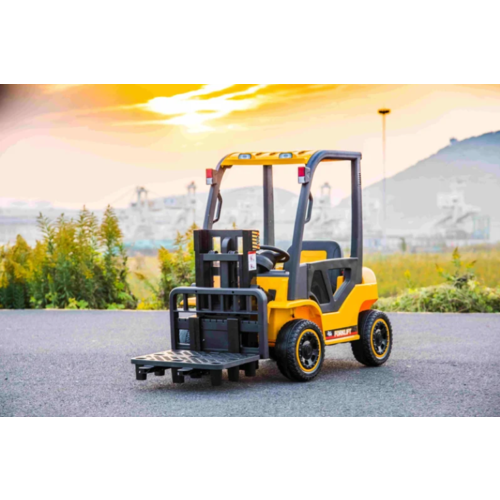Elektrische kinder Heftruck/Vorklift 12v geel