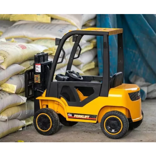 Elektrische kinder Heftruck/Vorklift 12v geel