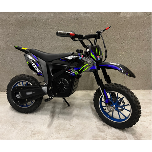 FINOOS Elektrische kindermotor Dirtbike 24V 800W Blauw