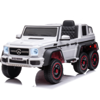 Mercedes G63 6X6 AMG 12V Kinderauto Wit