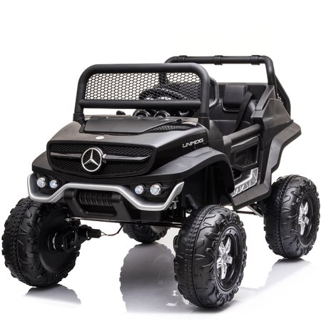 Mercedes kinderauto Mercedes Unimog 12V kinderauto Zwart