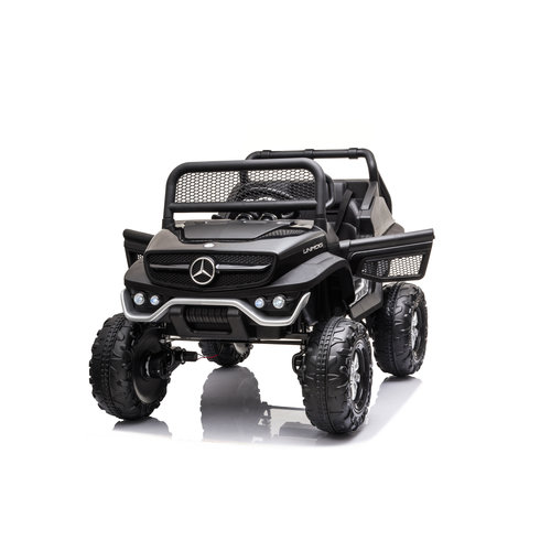 Mercedes kinderauto Mercedes Unimog 12V kinderauto Zwart