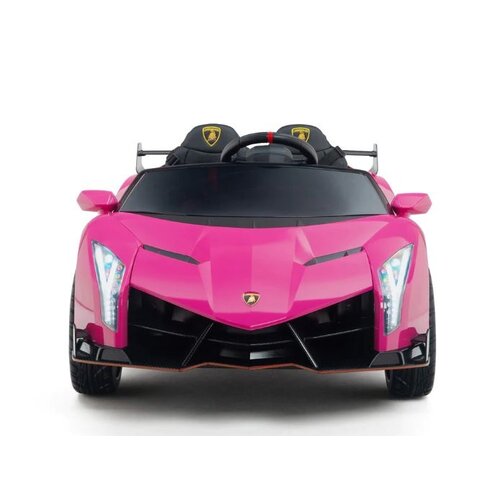 Lamborghini kinderauto Lamborghini Veneno 12V 2 Persoons Elektrische Kinderauto Roze Lamborghini kinderauto Lamborghini Veneno 12V 2 Persoons Elektrische Kinderauto Roze