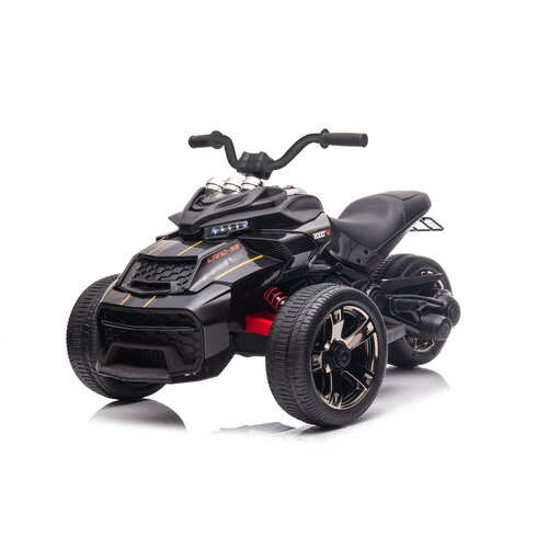 Elektrische kinder Trike Spyder12V Zwart