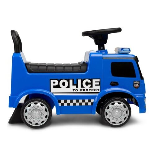 Mercedes kinderauto Mercedes Antos politie Loopauto Blauw