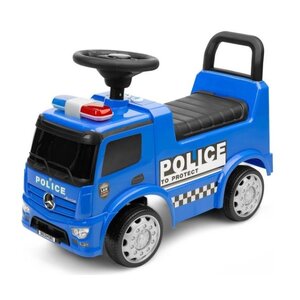 Mercedes kinderauto Mercedes Antos politie Loopauto Blauw