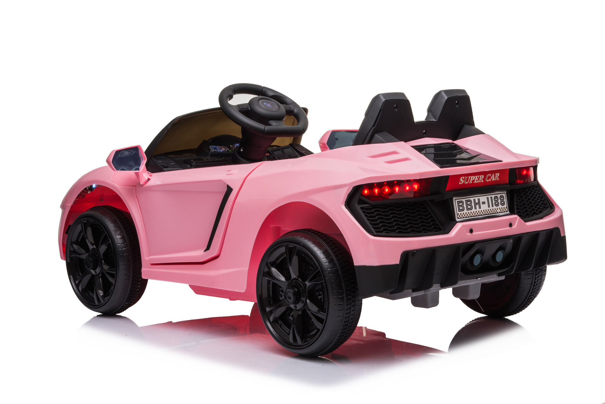 Elektrische kinderauto Speedy 12V Roze - Kidsrides
