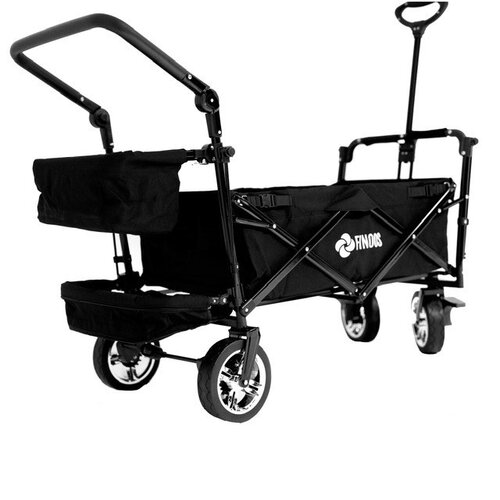 FINOOS Bolderkar opvouwbaar FW6015 met vele extras's Zwart