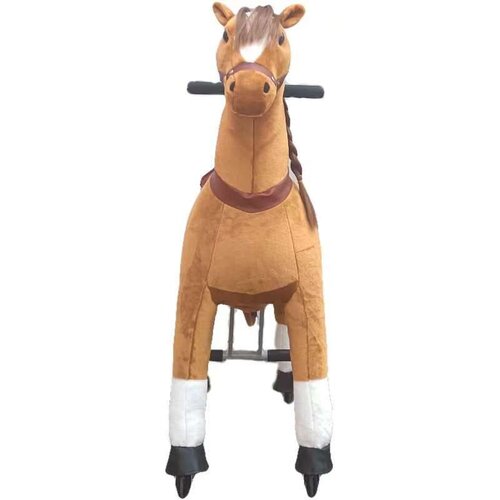 Pony Ride, rijdend speelgoed paard bruin, SMALL