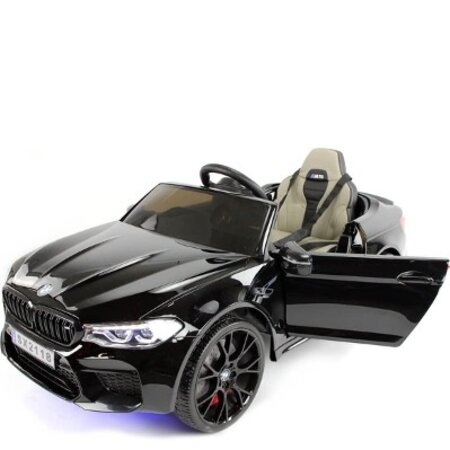 BMW kinderauto BMW M5 24V Kinderauto Zwart