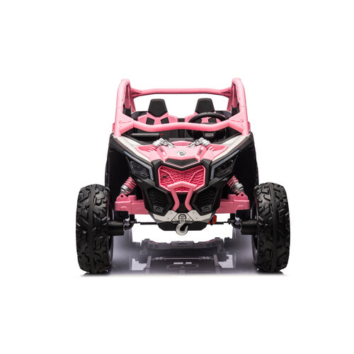 CAN-AM Maverick buggy 24V 2-Persoons Kinderauto Roze