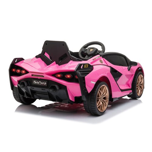 Lamborghini kinderauto Lamborghini Sian 12V Kinderauto Roze