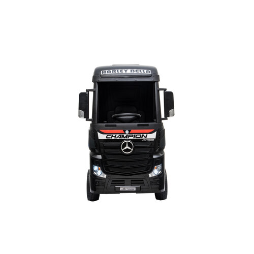 Mercedes kinderauto Mercedes Actros 12V kindervrachtwagen zwart