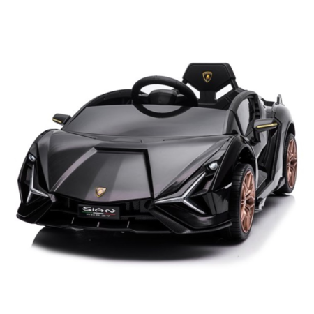 Lamborghini kinderauto Lamborghini Sian 12V Kinderauto Zwart