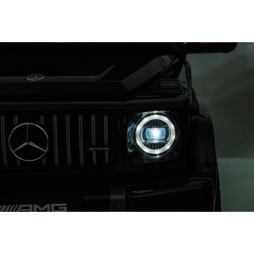 Mercedes kinderauto Mercedes G63 AMG XL Cabrio 24V Kinderauto Zwart