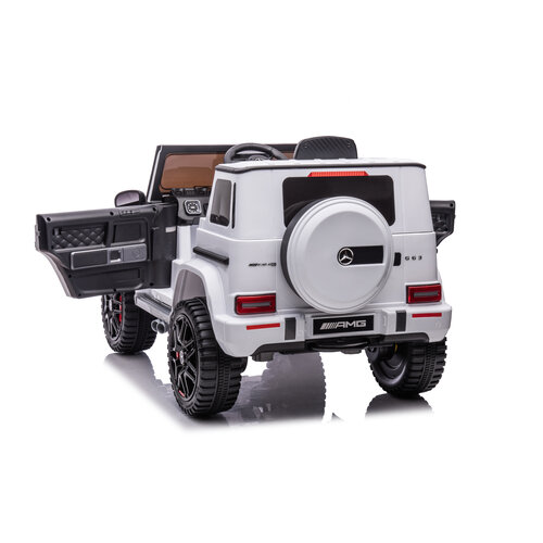 Mercedes kinderauto Mercedes G63 AMG XL Cabrio 24V Kinderauto Wit