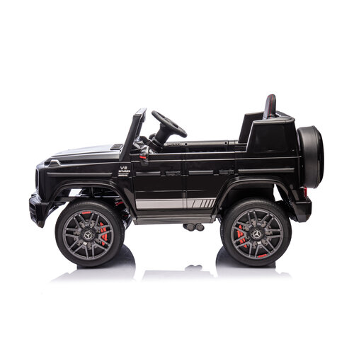 Mercedes kinderauto Mercedes G63 AMG XL Cabrio 24V Kinderauto Zwart