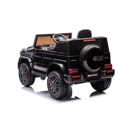 Mercedes kinderauto Mercedes G63 AMG XL Cabrio 24V Kinderauto Zwart