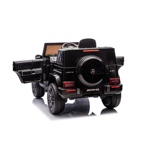Mercedes kinderauto Mercedes G63 AMG XL Cabrio 24V Kinderauto Zwart