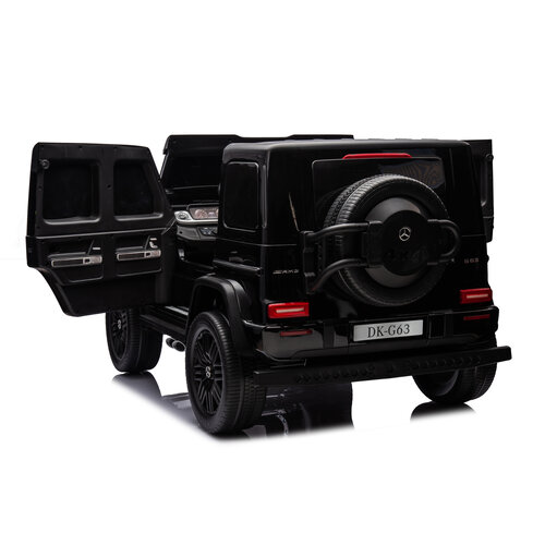 Mercedes kinderauto Mercedes G63 XXL 24V 2-persoons kinderauto metallic Zwart