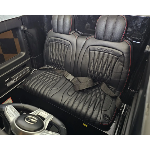 Mercedes kinderauto Mercedes G63 XXL 24V 2-persoons kinderauto metallic Zwart