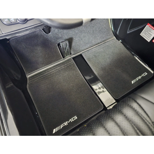 Mercedes kinderauto Mercedes G63 XXL 24V 2-persoons kinderauto metallic Zwart