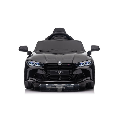 BMW kinderauto BMW M4 12V Kinderauto metallic Zwart