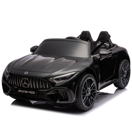 Mercedes kinderauto Mercedes SL63 AMG 24V 2-persoons kinderauto Zwart