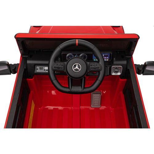 Mercedes kinderauto Mercedes G63 AMG Cabrio 12V Kinderauto Rood