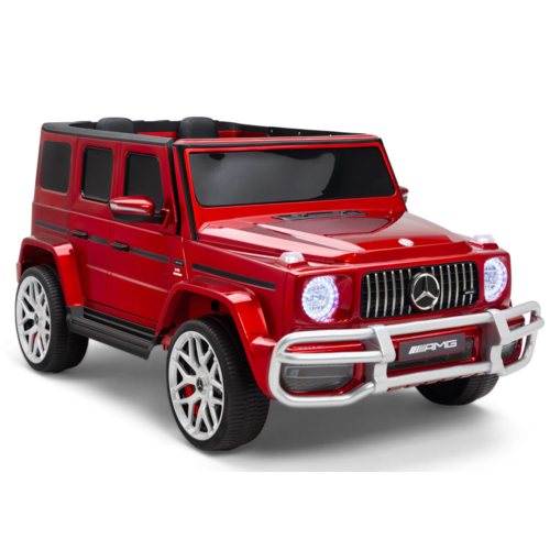 Mercedes kinderauto Mercedes g63 12V 2-persoons kinderauto metallic rood