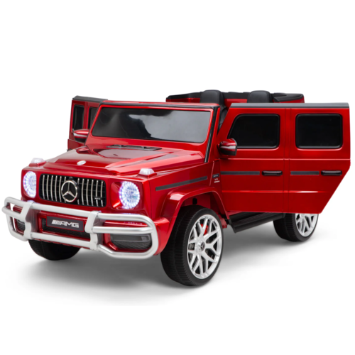 Mercedes kinderauto Mercedes g63 12V 2-persoons kinderauto metallic rood