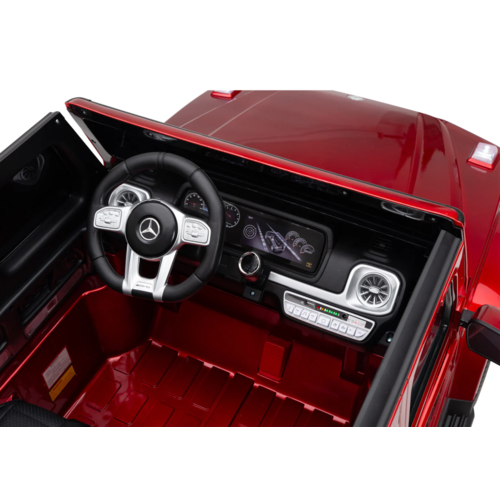 Mercedes kinderauto Mercedes g63 12V 2-persoons kinderauto metallic rood