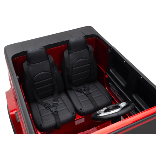 Mercedes kinderauto Mercedes g63 12V 2-persoons kinderauto metallic rood