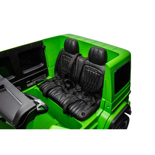 Mercedes kinderauto Mercedes G63 XXL 24V 2-persoons kinderauto Mat Groen