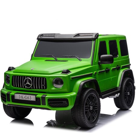 Mercedes kinderauto Mercedes G63 XXL 24V 2-persoons kinderauto Mat Groen