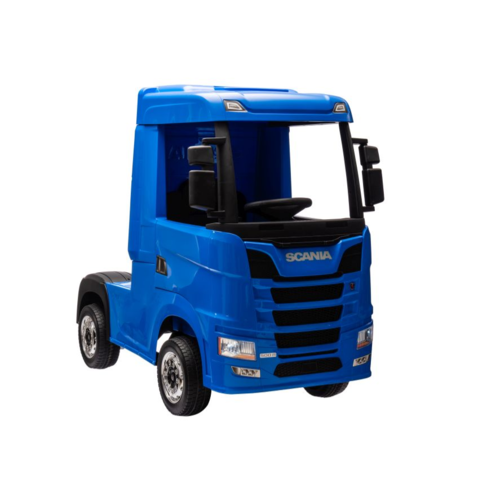 Mercedes kinderauto Scania 500R 12V kindervrachtwagen blauw