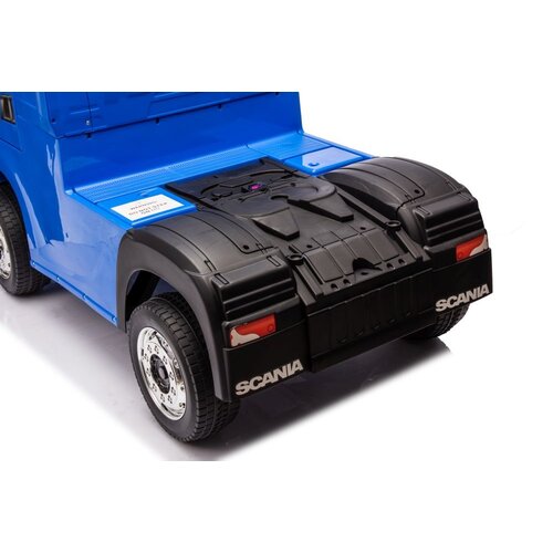 Mercedes kinderauto Scania 500R 12V kindervrachtwagen blauw