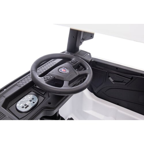 FINOOS Scania 500R 12V kindervrachtwagen Wit