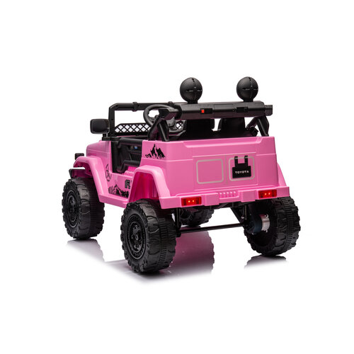 Toyota kinderauto Toyota FJ Cruiser 12V kinderauto Roze Toyota kinderauto Toyota FJ Cruiser 12V kinderauto Roze