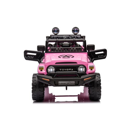 Toyota kinderauto Toyota FJ Cruiser 12V kinderauto Roze Toyota kinderauto Toyota FJ Cruiser 12V kinderauto Roze