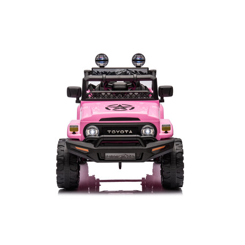 Toyota kinderauto Toyota FJ Cruiser 12V kinderauto Roze Toyota kinderauto Toyota FJ Cruiser 12V kinderauto Roze