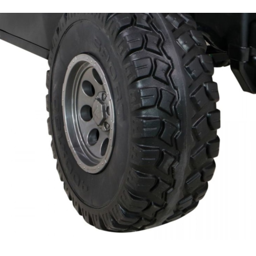 Buggy Clash 24V Highspeed 2-Persoons Kinderauto Zwart