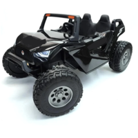 Buggy Clash 24V Highspeed 2-Persoons Kinderauto Zwart