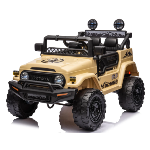 Toyota kinderauto Toyota FJ Cruiser 12V kinderauto Khaki Toyota kinderauto Toyota FJ Cruiser 12V kinderauto Khaki