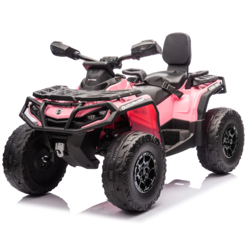 CAN-AM CAN-AM Outlander 24V Kinder Quad 2-Persoons Roze CAN-AM CAN-AM Outlander 24V Kinder Quad 2-Persoons Roze